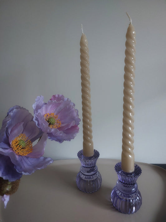 Duo kandelaar Nora - Paars